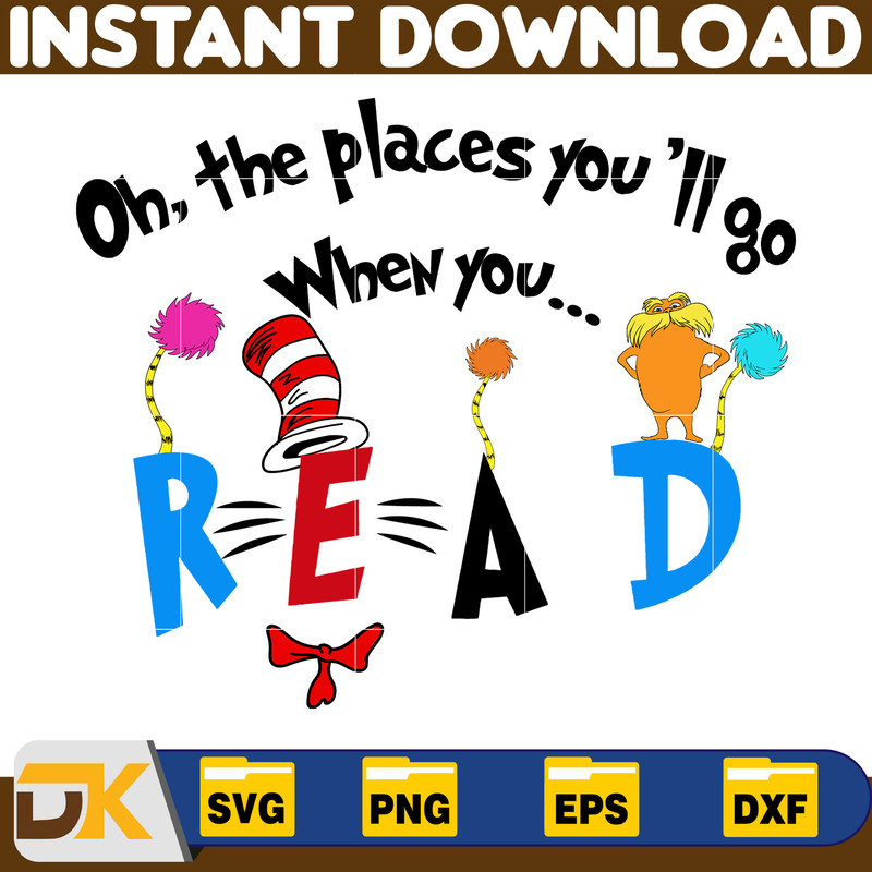 Dr Seuss Svg Layered Item, Dr. Seuss Quotes Cat In The Hat Svg Clipart, Cricut, Digital Vector Cut File, Cat And The Hat (201).jpg