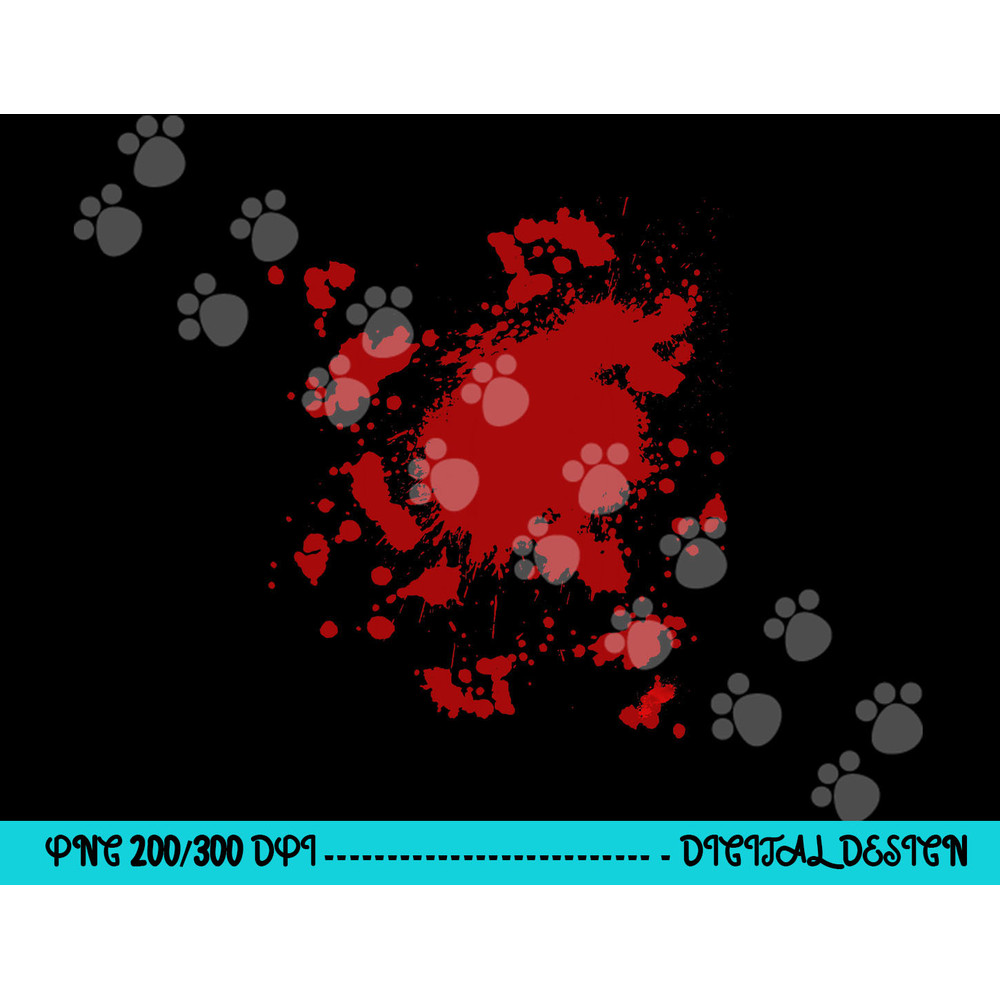 Blood Splatter Costume Gag Fancy Dress Scary Halloween png,sublimation copy.jpg