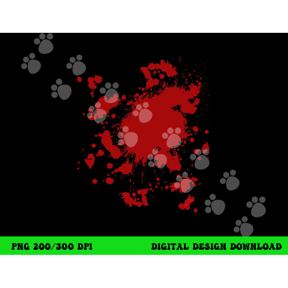 Blood Splatter Costume Gag Fancy Dress Scary Halloween png,sublimation copy.jpg