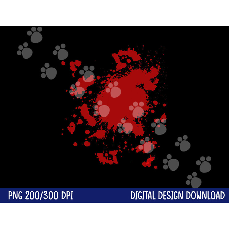 Blood Splatter Costume Gag Fancy Dress Scary Halloween png,sublimation copy.jpg