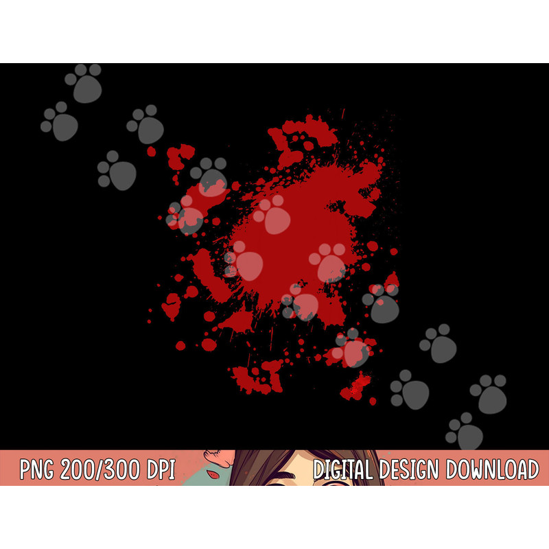 Blood Splatter Costume Gag Fancy Dress Scary Halloween png,sublimation copy.jpg