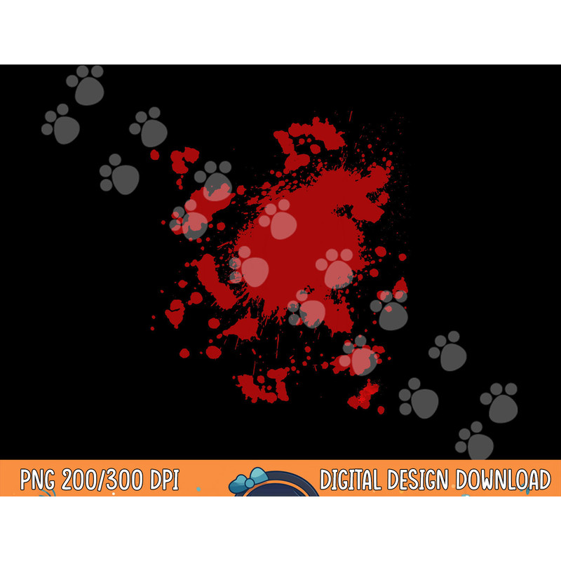 Blood Splatter Costume Gag Fancy Dress Scary Halloween png,sublimation copy.jpg