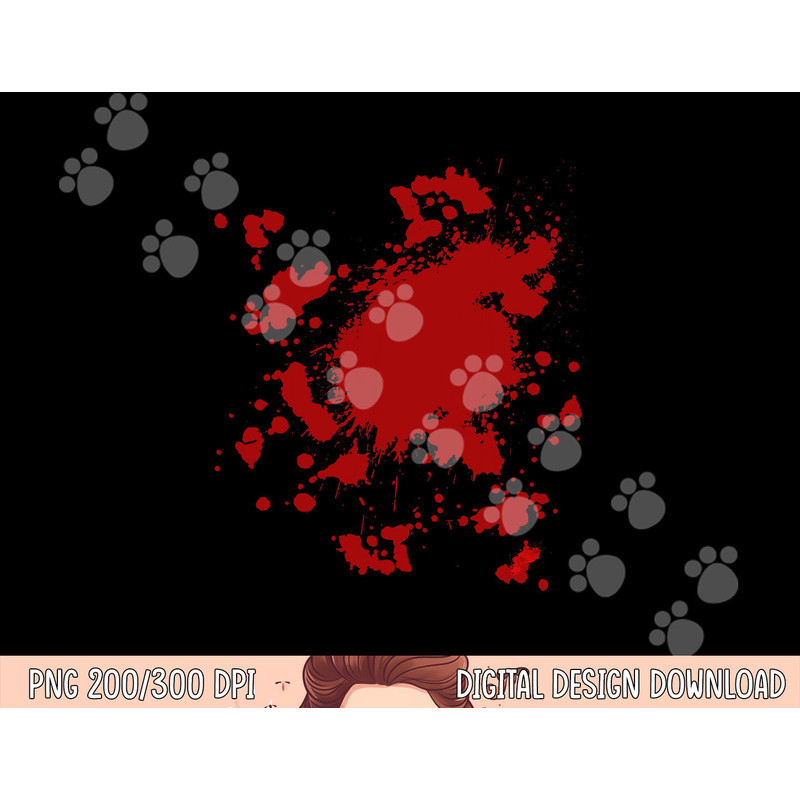 Blood Splatter Costume Gag Fancy Dress Scary Halloween png,sublimation copy.jpg