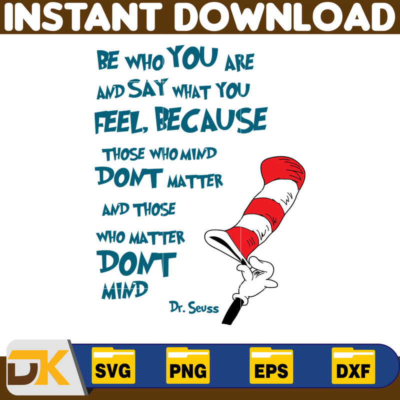 Dr Seuss Svg Layered Item, Dr. Seuss Quotes Cat In The Hat Svg Clipart, Cricut, Digital Vector Cut File, Cat And The Hat (266).jpg