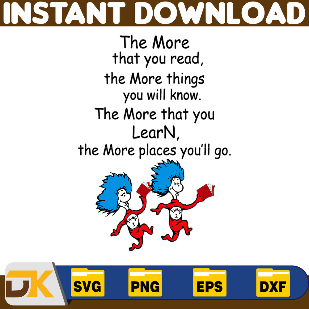 Dr Seuss Svg Layered Item, Dr. Seuss Quotes Cat In The Hat Svg Clipart, Cricut, Digital Vector Cut File, Cat And The Hat (270).jpg