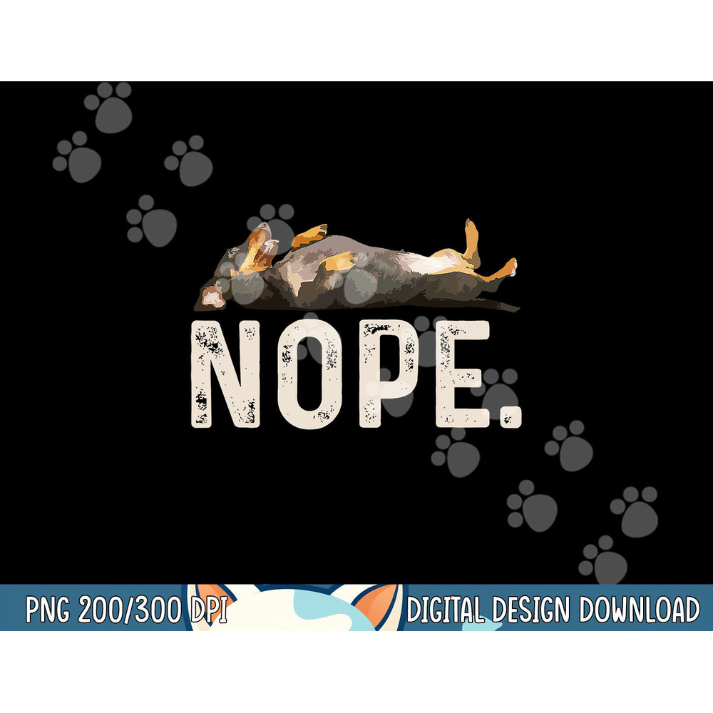 Nope Lazy Dachshund png, sublimation copy.jpg