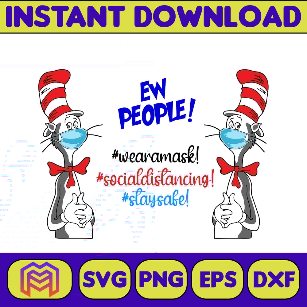 Dr Seuss Svg Layered Item, Dr. Seuss Quotes Cat In The Hat Svg Clipart, Cricut, Digital Vector Cut File, Cat And The Hat (338).jpg