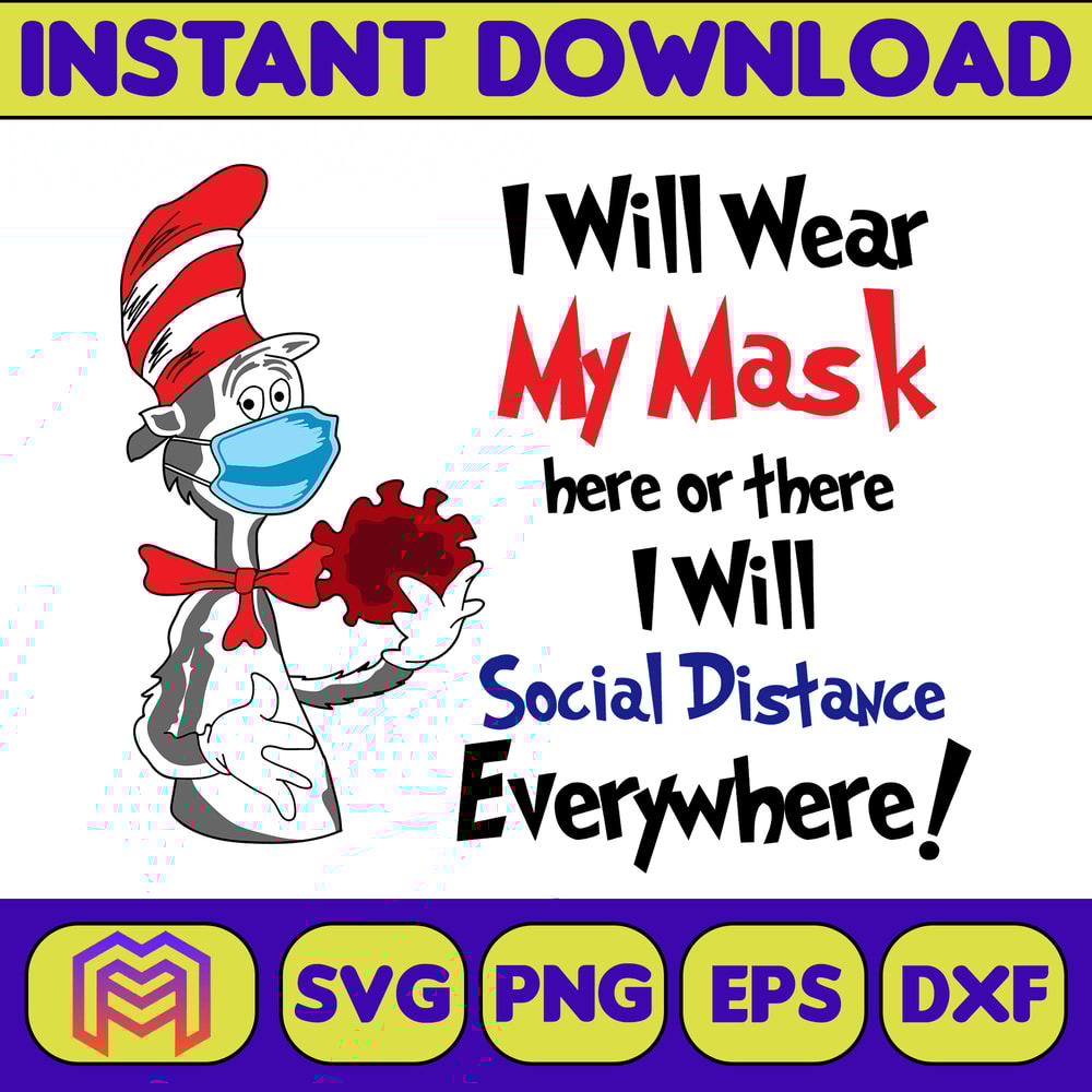 Dr Seuss Svg Layered Item, Dr. Seuss Quotes Cat In The Hat Svg Clipart, Cricut, Digital Vector Cut File, Cat And The Hat (341).jpg