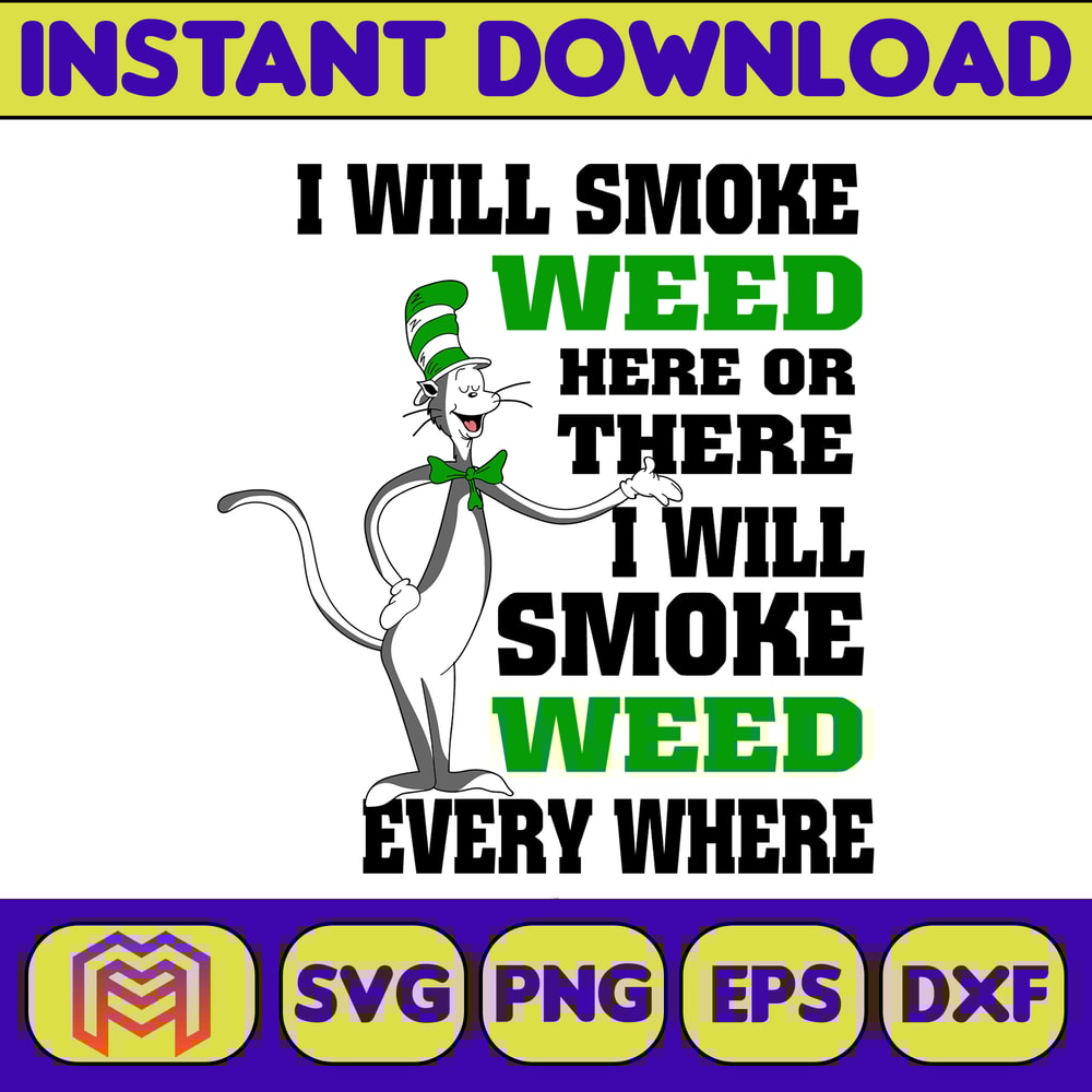 Dr Seuss Svg Layered Item, Dr. Seuss Quotes Cat In The Hat Svg Clipart, Cricut, Digital Vector Cut File, Cat And The Hat (347).jpg