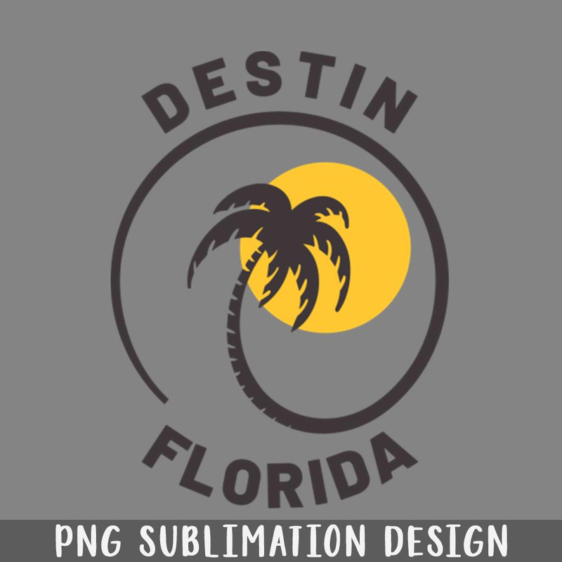 QA0607188-Vintage Destin Florida Palm Trees PNG Download.jpg