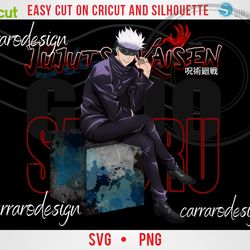 jujut kaisen anime layered svg, anime vector, anime png, anime clipart, ready for (dtg) direct to garment,