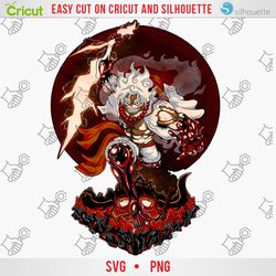 one piece ,luffy ,  anime layered svg, anime vector, anime png, anime clipart, ready for (dtg) direct to garment,