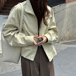 women's stand collar trench coat