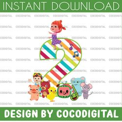 cocomelon personalized name and ages birthday png, cocomelon brithday png, cocomelon family birthday png, watermelon onl