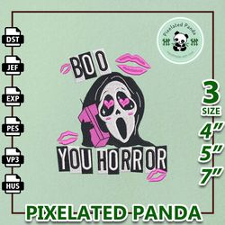 face ghost embroidery design, boo you horror halloween horror mask embroidery file, hallloween embroidery design, hallow