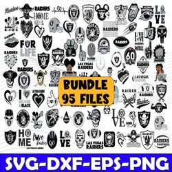 Bundle 95 Files Oakland Raiders Football Team Svg, Oakland Raiders Svg, NFL Teams vg, NFL Svg, Png, Dxf, Eps, Instant Do