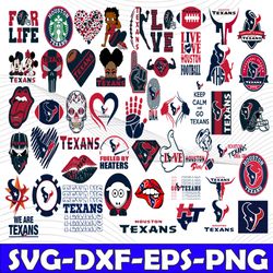 Bundle 50 Files Houston Texans Football Teams Svg, Houston Texans svg, NFL Teams svg, NFL Svg, Png, Dxf, Eps, Instant Do