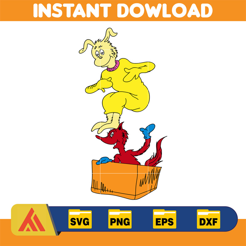 Dr Seuss Svg Layered Item, Dr. Seuss Quotes Cat In The Hat Svg Clipart, Cricut, Digital Vector Cut File, Cat And The Hat (392).jpg