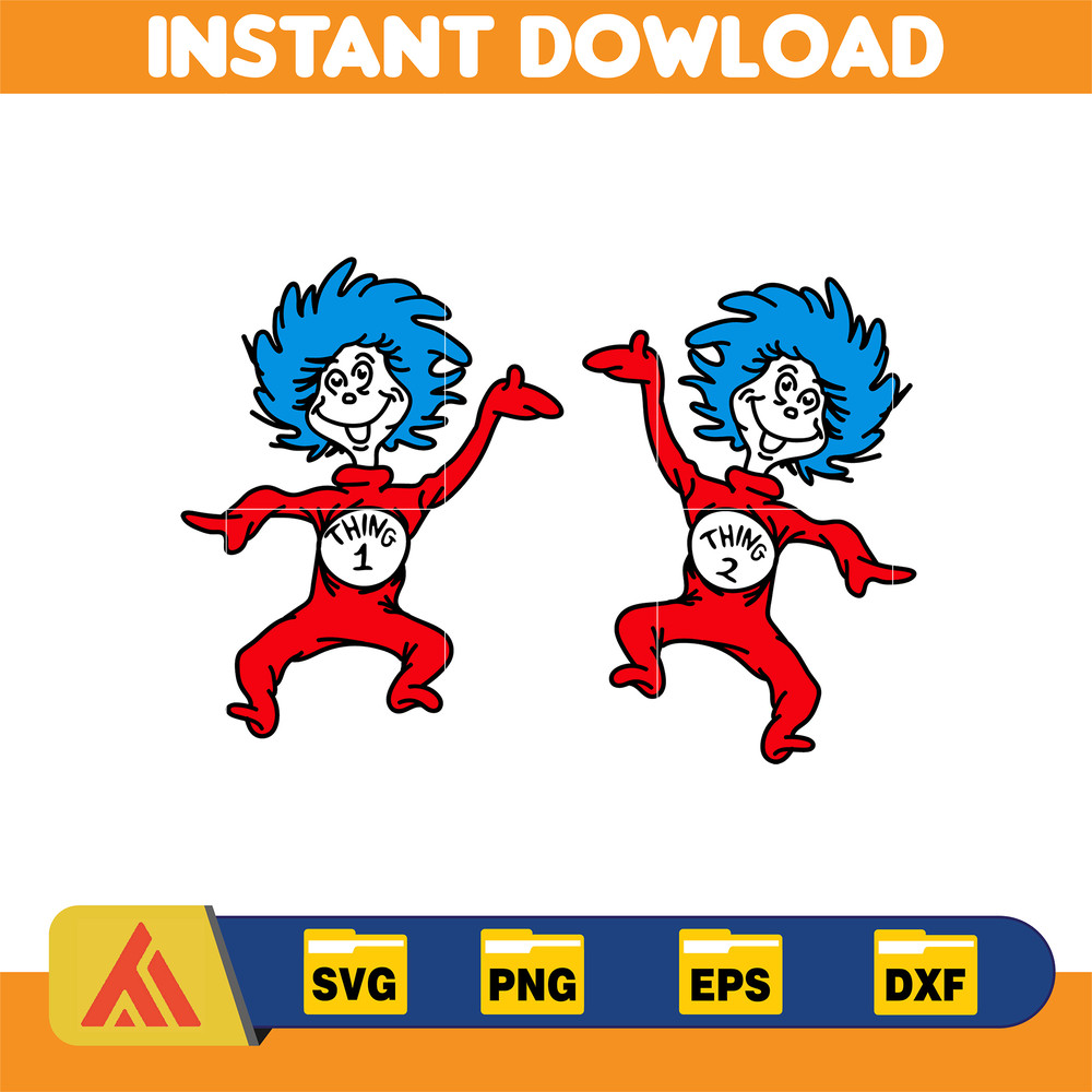 Dr Seuss Svg Layered Item, Dr. Seuss Quotes Cat In The Hat Svg Clipart, Cricut, Digital Vector Cut File, Cat And The Hat (490).jpg