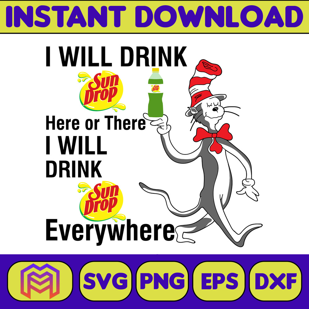 Dr Seuss Svg Layered Item, Dr. Seuss Quotes Cat In The Hat Svg Clipart, Cricut, Digital Vector Cut File, Cat And The Hat (364).jpg