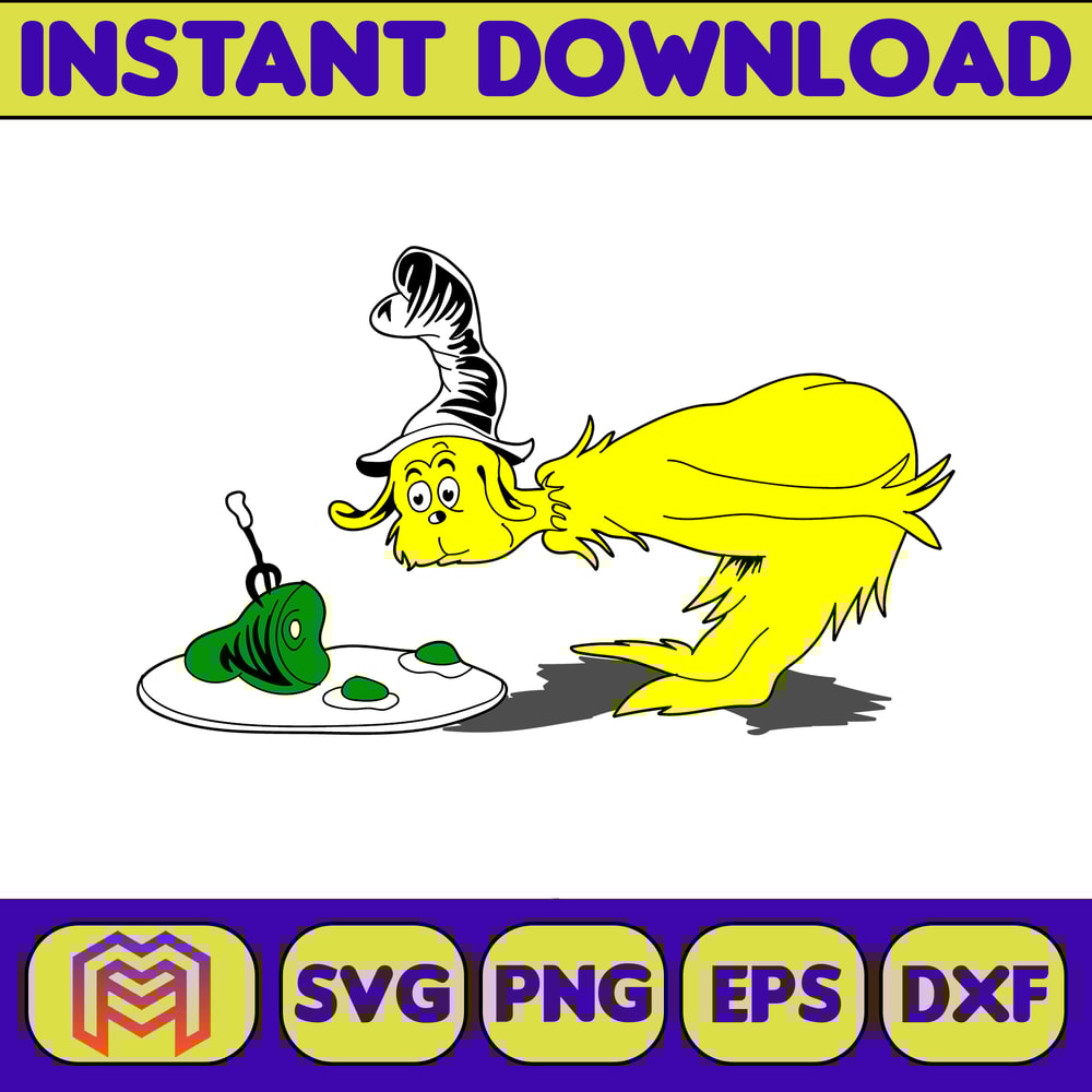 Dr Seuss Svg Layered Item, Dr. Seuss Quotes Cat In The Hat Svg Clipart, Cricut, Digital Vector Cut File, Cat And The Hat (408).jpg