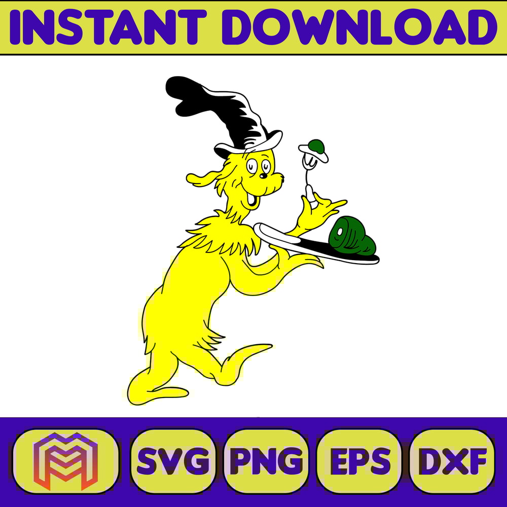 Dr Seuss Svg Layered Item, Dr. Seuss Quotes Cat In The Hat Svg Clipart, Cricut, Digital Vector Cut File, Cat And The Hat (409).jpg
