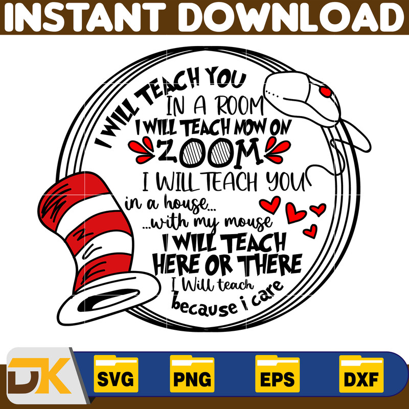 Dr Seuss Svg Layered Item, Dr. Seuss Quotes Cat In The Hat Svg Clipart, Cricut, Digital Vector Cut File, Cat And The Hat (371).jpg