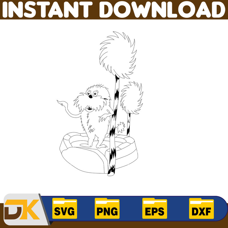 Dr Seuss Svg Layered Item, Dr. Seuss Quotes Cat In The Hat Svg Clipart, Cricut, Digital Vector Cut File, Cat And The Hat (479).jpg