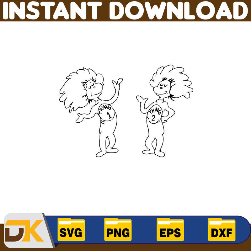 Dr Seuss Svg Layered Item, Dr. Seuss Quotes Cat In The Hat Svg Clipart, Cricut, Digital Vector Cut File, Cat And The Hat (484).jpg