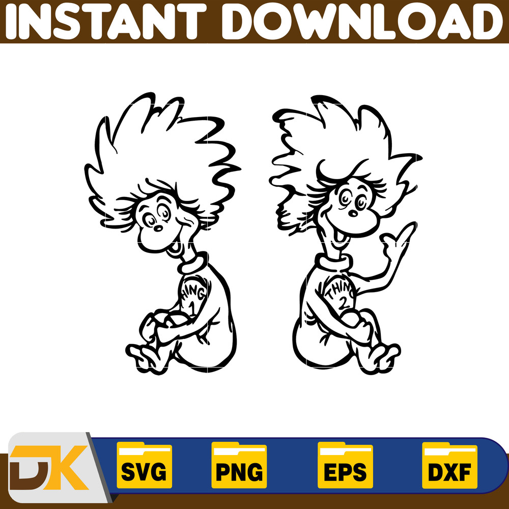 Dr Seuss Svg Layered Item, Dr. Seuss Quotes Cat In The Hat Svg Clipart, Cricut, Digital Vector Cut File, Cat And The Hat (493).jpg