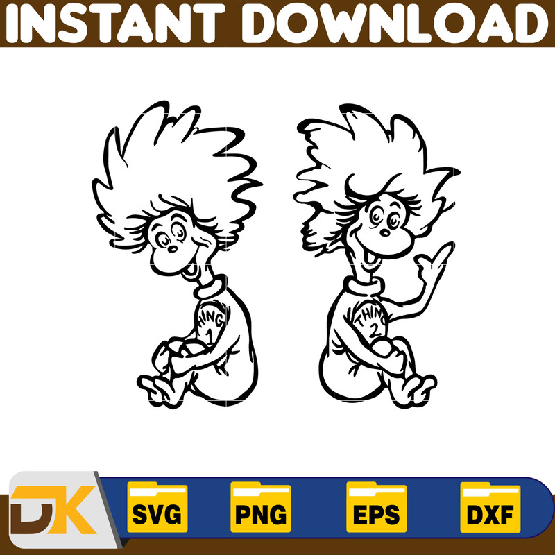 Dr Seuss Svg Layered Item, Dr. Seuss Quotes Cat In The Hat Svg Clipart, Cricut, Digital Vector Cut File, Cat And The Hat (493).jpg