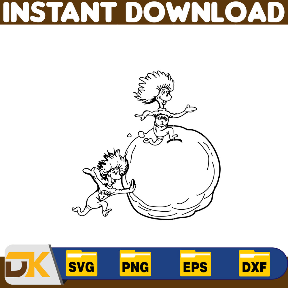 Dr Seuss Svg Layered Item, Dr. Seuss Quotes Cat In The Hat Svg Clipart, Cricut, Digital Vector Cut File, Cat And The Hat (496).jpg