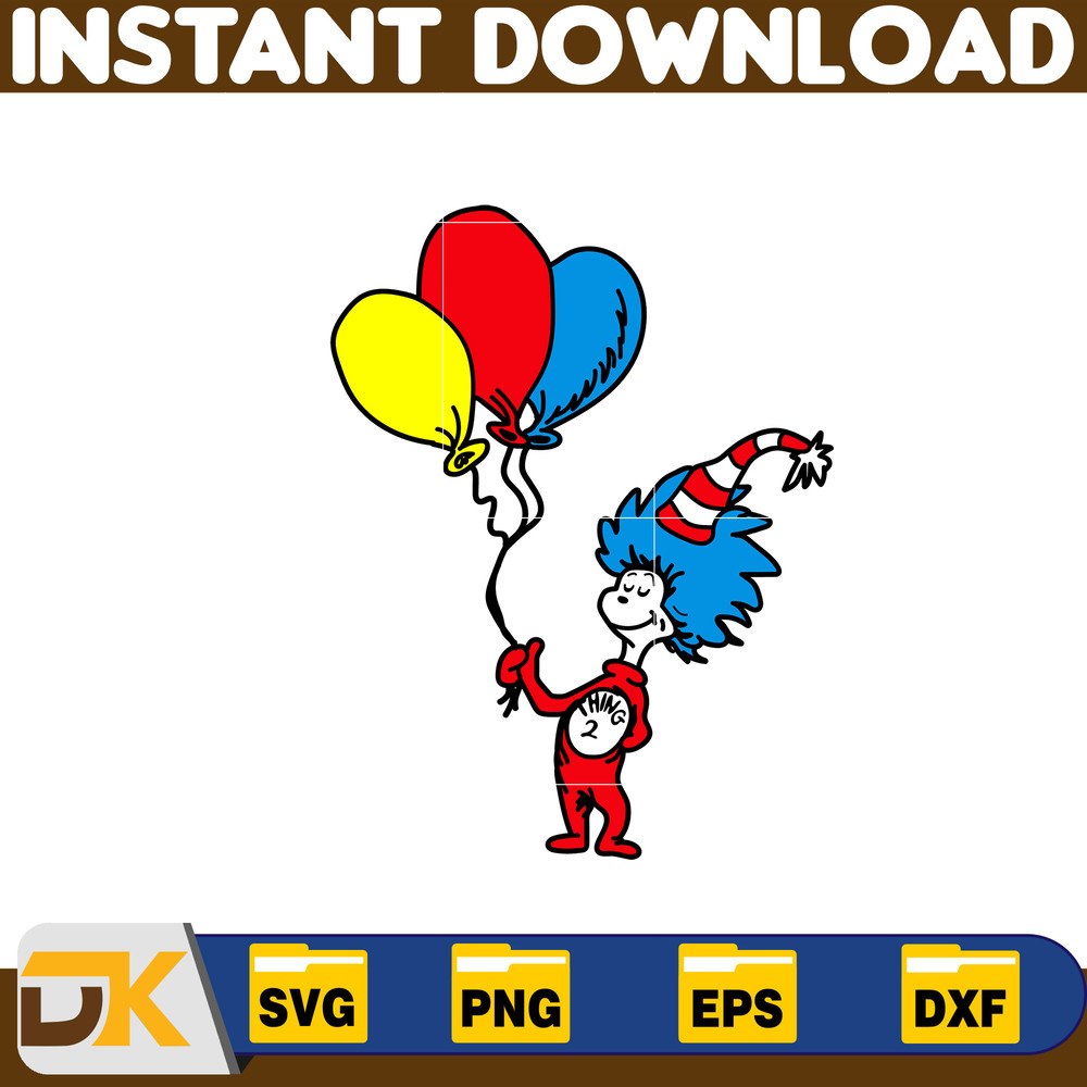 Dr Seuss Svg Layered Item, Dr. Seuss Quotes Cat In The Hat Svg Clipart, Cricut, Digital Vector Cut File, Cat And The Hat (500).jpg