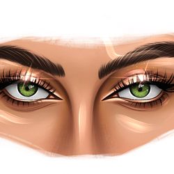 art green eyes format ipeg png