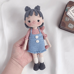Cute Ily Girls Amigurumi Pattern Doll PDF