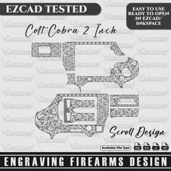 engraving firearms deisign colt cobra 2inch scroll design