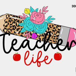 back to school teacher life sublimation