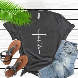 faith shirt, christian shirt, faith t shirt, cross shirt, faith cross, religious shirt, church, disciple, jesus shirt,