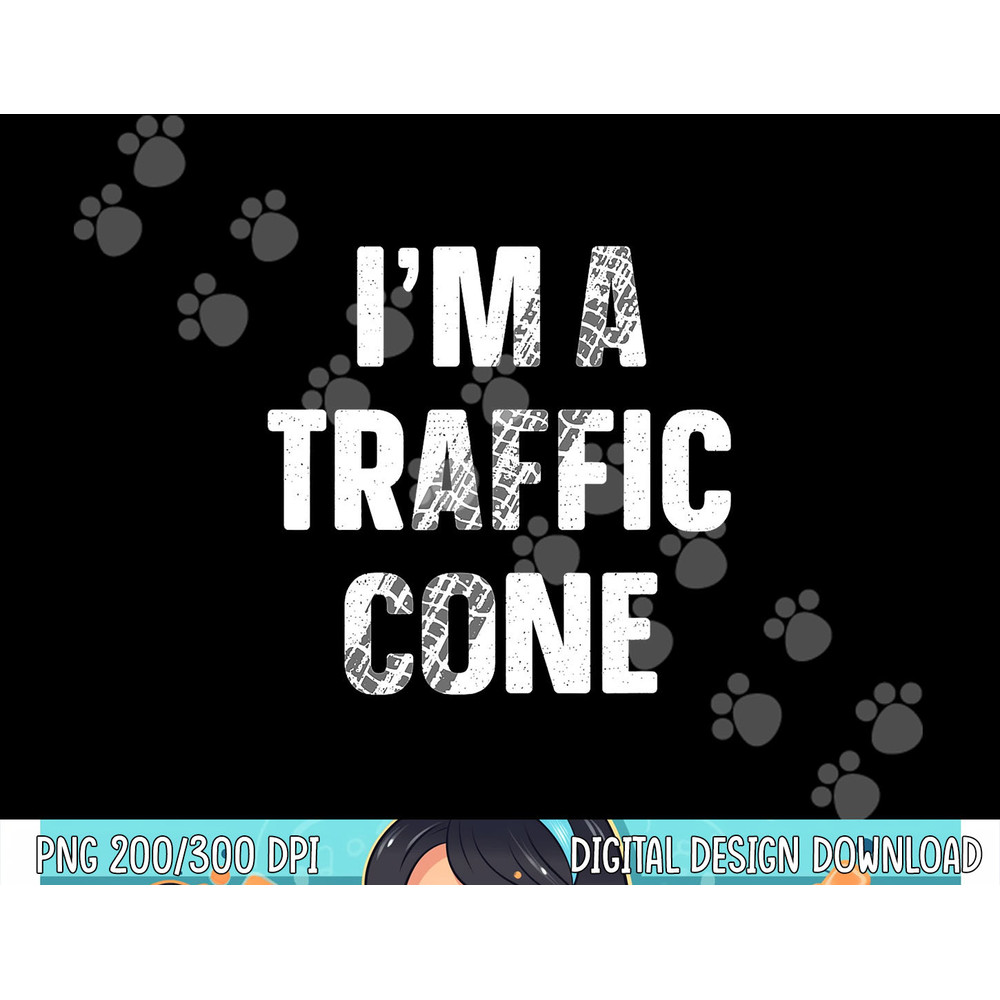 I'm A Traffic Cone Shirt Adult Kids Costume Funny Halloween png,sublimation copy.jpg