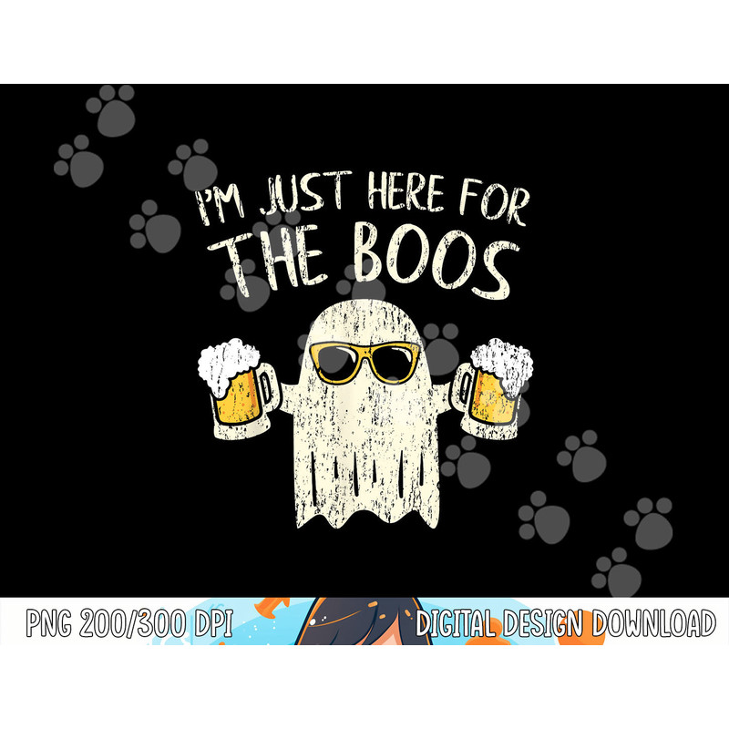 Im Just Here for the Boos Shirt Funny Gift Halloween Ghost png,sublimation copy.jpg