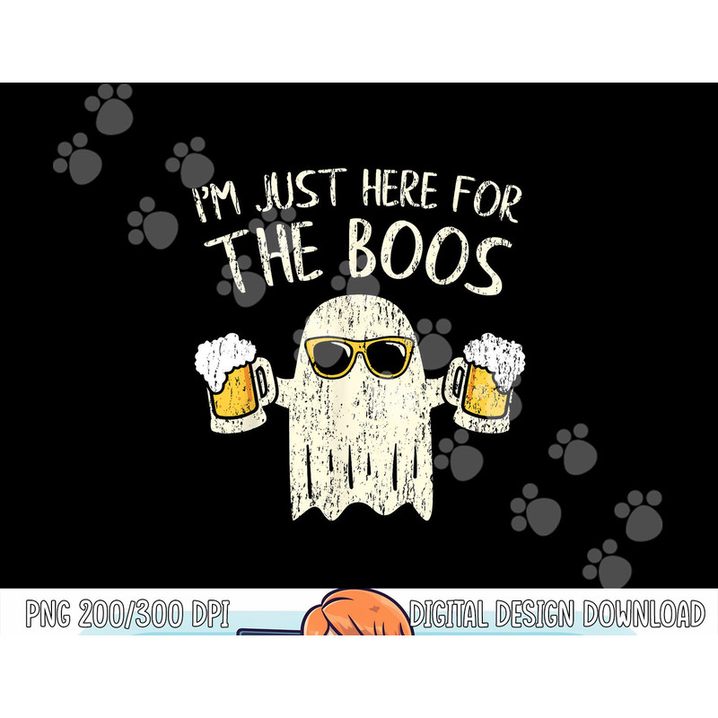 Im Just Here for the Boos Shirt Funny Gift Halloween Ghost png,sublimation copy.jpg