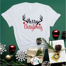 merry christmas antlers shirt, merry christmas deer shirt, merry christmas reindeer shirt, christmas antlers shirt, chri