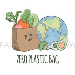 recycling use global ecological problem vector illustration