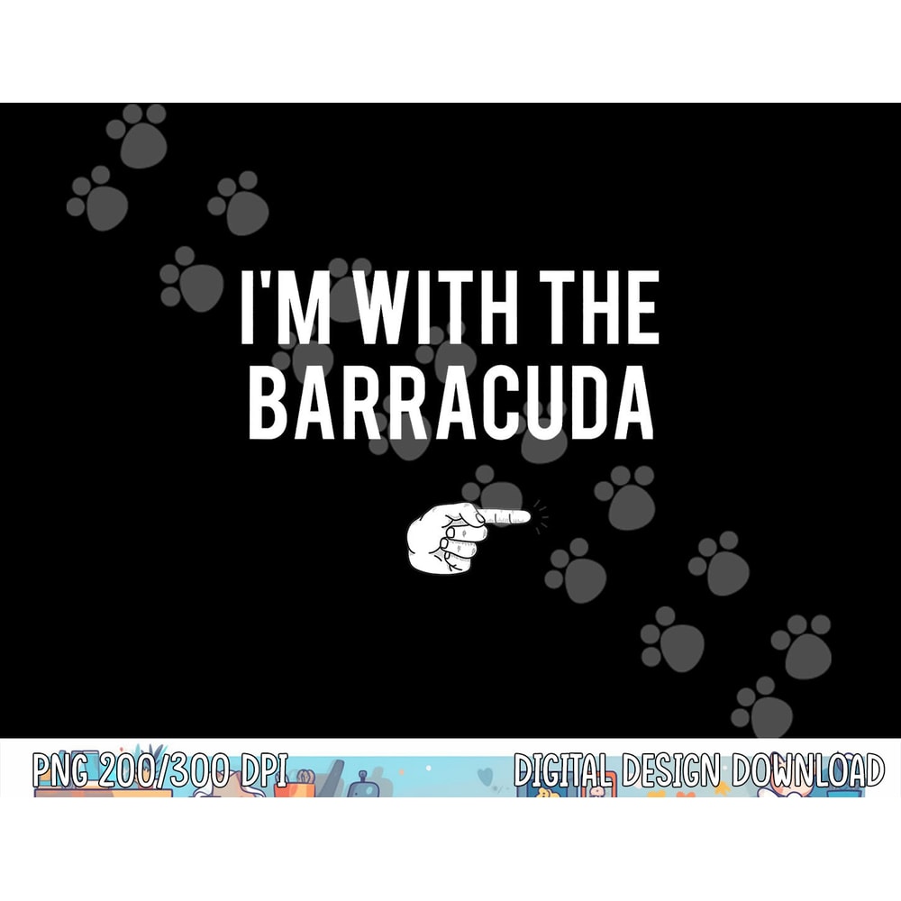 I'm With Barracuda Halloween Costume Party Matching Fish png,sublimation copy.jpg