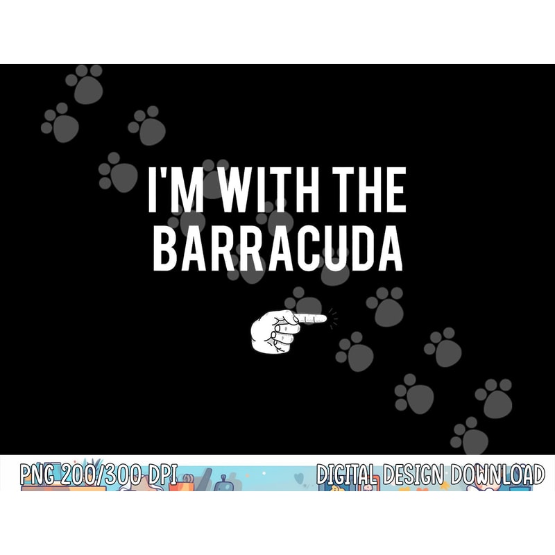 I'm With Barracuda Halloween Costume Party Matching Fish png,sublimation copy.jpg