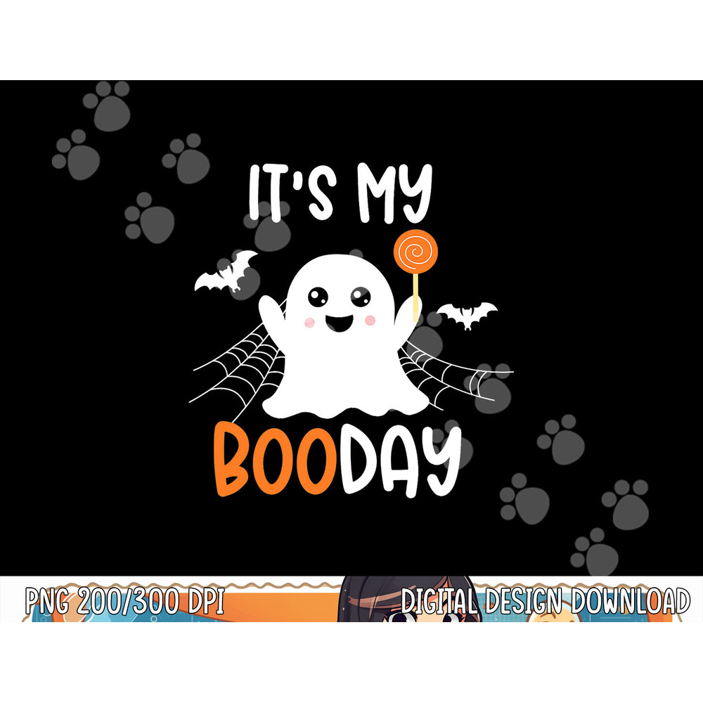 Its My Boo Day Cute Halloween Birthday Ghost Boy Girl Kids png, sublimation copy.jpg