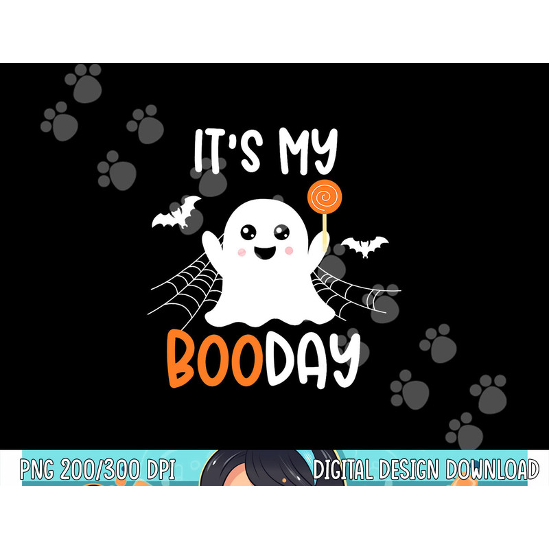 Its My Boo Day Cute Halloween Birthday Ghost Boy Girl Kids png, sublimation copy.jpg