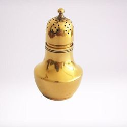 tiffany & co salt shaker in sterling silver and gold gilt high cm 6.5 n. 20335 original table salt or pepper vintage 194