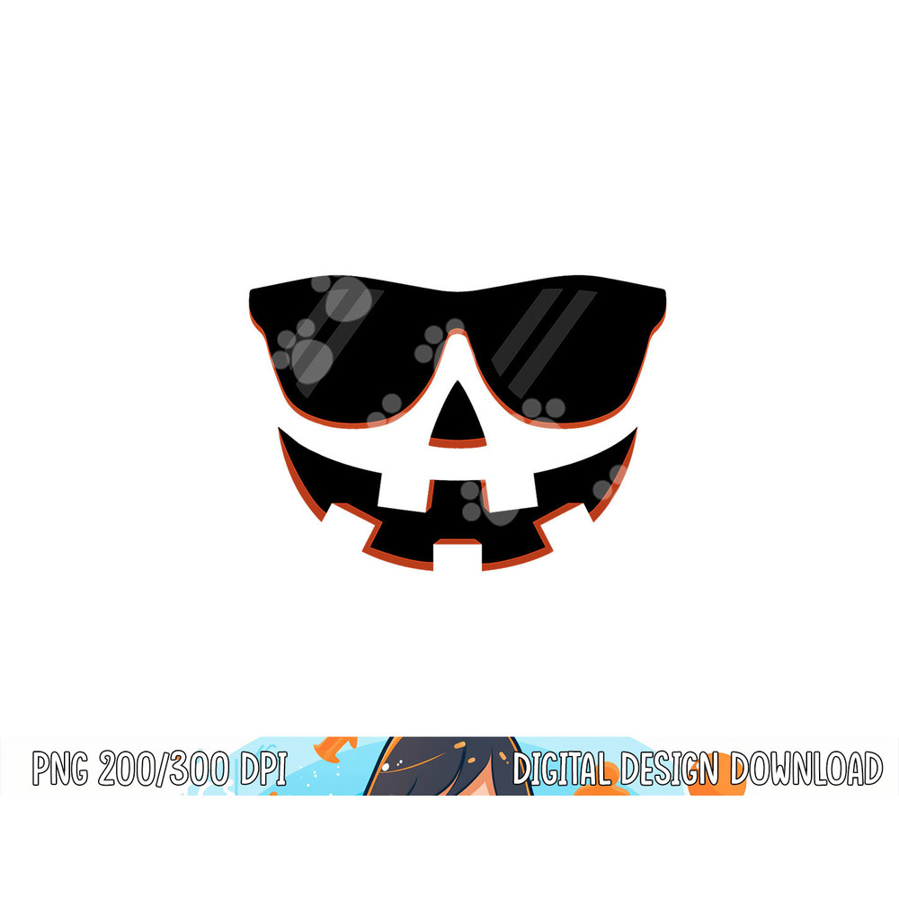 Jack O Lantern Face Pumpkin Sunglasses Hallowen Costume png, sublimation copy.jpg