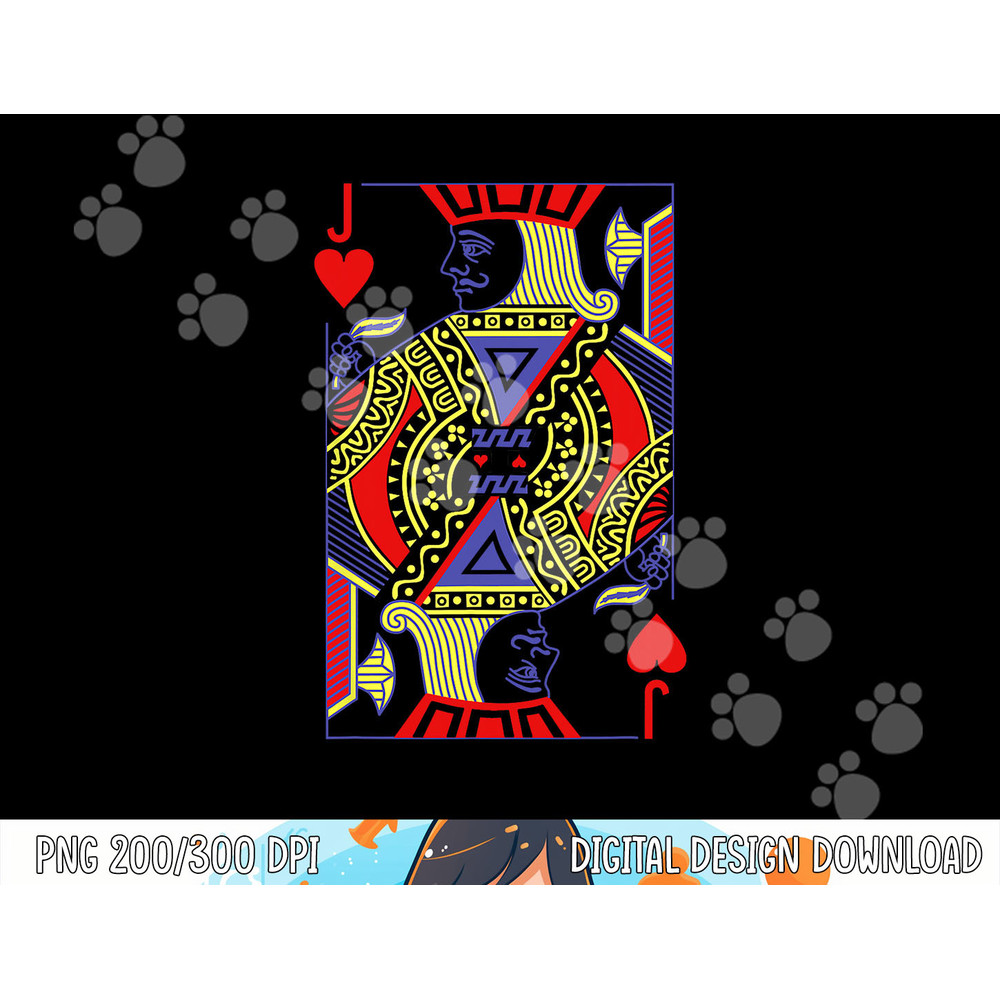 Jack Of Hearts Royal Flush Costume Halloween Playing Cards png,sublimation copy.jpg